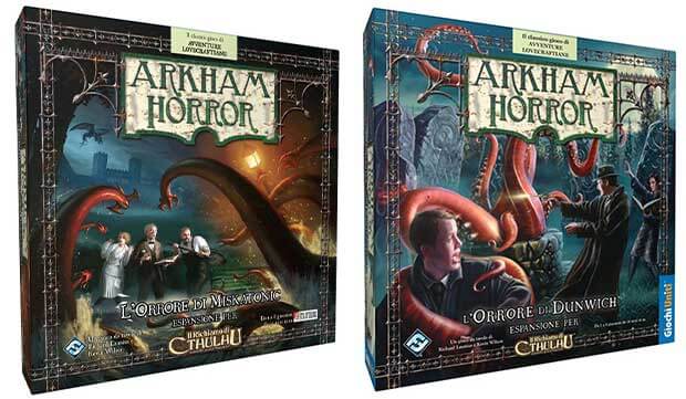 arkham horror gioco di carte da tavolo fantasy