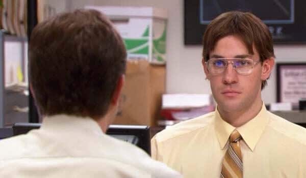 Jim imita Dwight