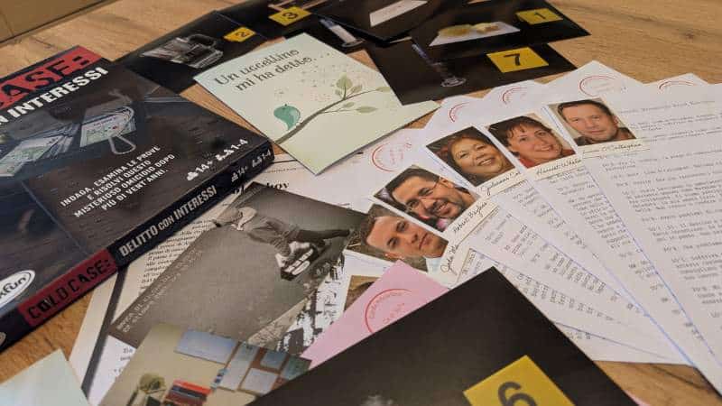 Cold case gioco da tavolo